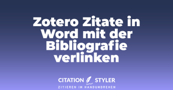 Blog - Connect Zotero citations and Word - Citation Styler Blog - Connect Zotero citations and Word - Citation Styler