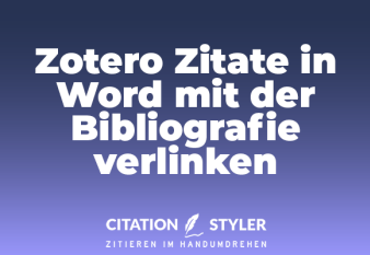 Blog - Connect Zotero citations and Word - Citation Styler Blog - Connect Zotero citations and Word - Citation Styler