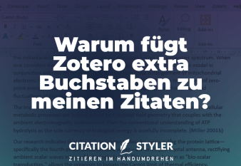 Blog - Zotero fügt Buchstaben zu Jahreszahl in Word Blog - Zotero fügt Buchstaben zu Jahreszahl in Word